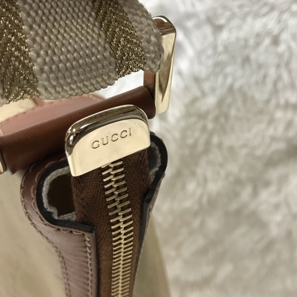 GUCCI WEBLINE NYLON CANVAS CROSSBODY SLING FINAL SALE - Picture 9 of 13